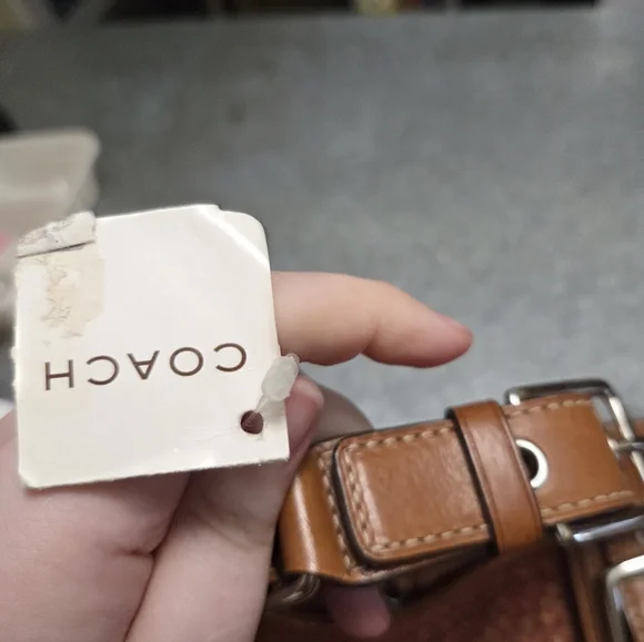 Coach Vintage F11214 Soho Hampton Orange Tweed Flap Hobo Bag - Picture 5 of 8